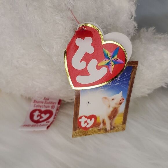 🆕️Charlotte's Web Gussy The Goose Exclusive Ty Beanie Baby Buddy Plush Toy Y2K - Picture 4 of 8